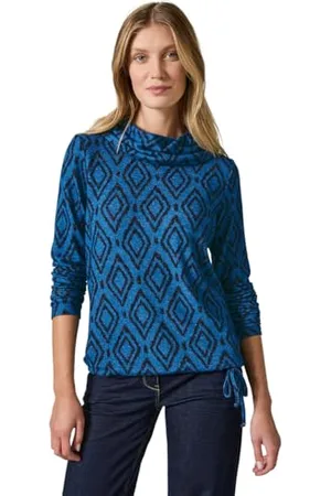 CECIL Damen B322262 Flauschiges Shirt Mit Print, , L EU