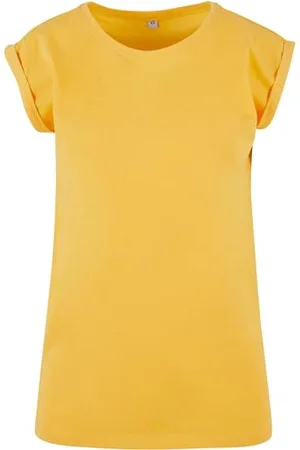 Build Your Brand Damen BY021-Ladies Extended Shoulder Tee T-Shirt, , L