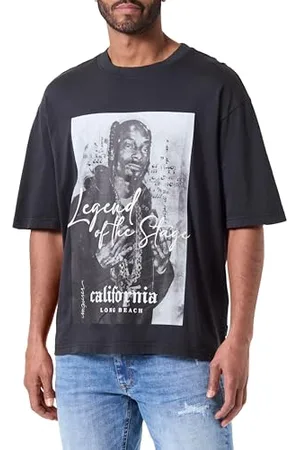 Only & Sons Herren ONSCELEBRITY Rap OVZ SS Tee T-Shirt, Black, XS