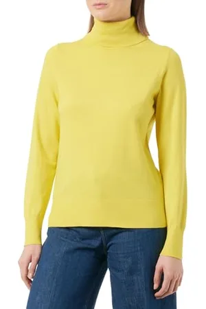 QS by s.Oliver Damen Pullover Langarm Yellow 36