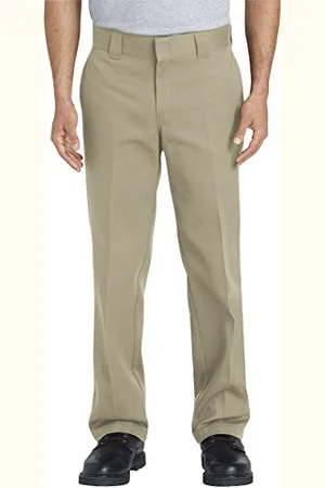 Dickies Herren Flex Arbeitshose Slim Straight Fit - Beige - 40W / 32L