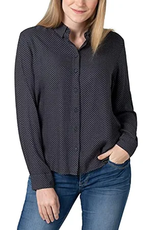 Timezone Damen Printed Basic Blouse Bluse, , XS