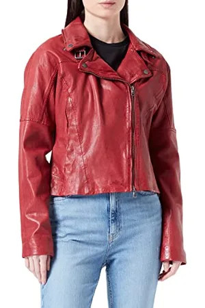 Freaky Nation Damen Lieke-FN Lederjacke, , M