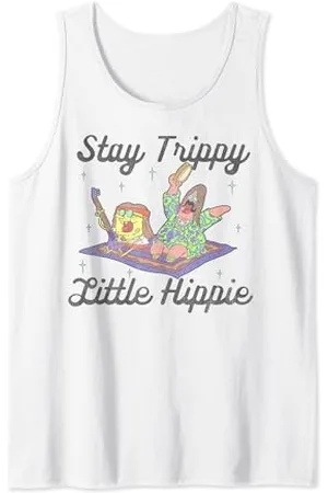 Spongebob SpongeBob Schwammkopf Bleib Seltsam Hippie Tank Top
