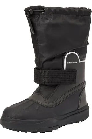 Geox J BUNSHEE PG Boy B A Snow Boot, Black, 35 EU