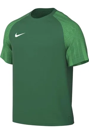 Nike Herren M NK DF Academy JSY SS T-Shirt, Pine Green/Hyper Verde/White, L