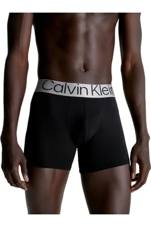 Calvin Klein Herren Boxer Briefs mit Stretch, Schwarz (Black/Black/Black), S