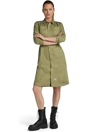 G-Star RAW Damen Fitted Shirt Kleid, , XXS