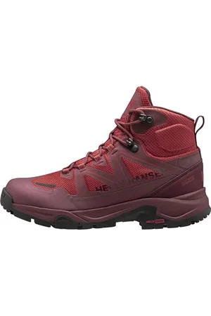 Helly Hansen Damen W Cascade Mid Ht Hiking Boots & Shoes, Hickory/Poppy RED, 37 EU