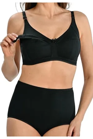 Teyli Damen Still BH - BH Ohne Bügel - Glatter BH Grosse Grössen Umstandskleidung - Still BH Große Brüste - Damen-BHS Stillen mit verstellbaren Trägern