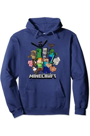 Minecraft Heroes & Enemies Group Shot Pullover Hoodie