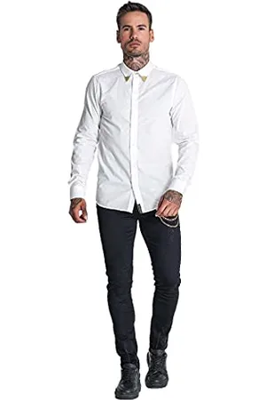 Gianni Kavanagh Herren White Power Shirt Hemd, , XS