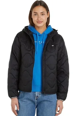 Tommy Hilfiger Tommy Hilfiger Damen Gepolsterte Jacken Tjw Quilted Tape Hood Puffer Ext Dw0dw17242, , L