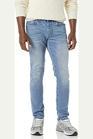 Amazon Herren Skinny Jeans mit hohem Stretchanteil, , 28W / 32L