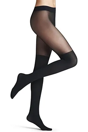 Falke Damen Strumpfhose Overknee 25 DEN W Ti weiches Material einfarbig 1 Stück, , S-M