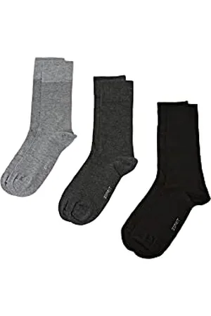 ESPRIT Herren Solid Mix 3-Pack M SO Baumwolle Lyocell einfarbig 3 Paar Socken, , 39-42 (3er Pack)