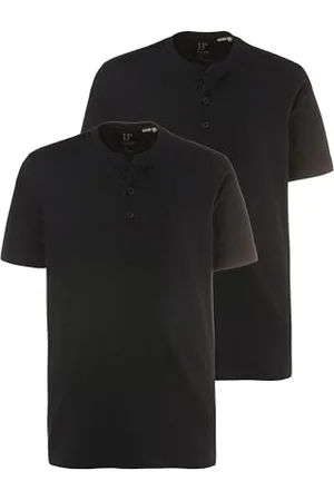 JP 1880 Herren Henleys, 2er-pack T-Shirt, , 5XL EU