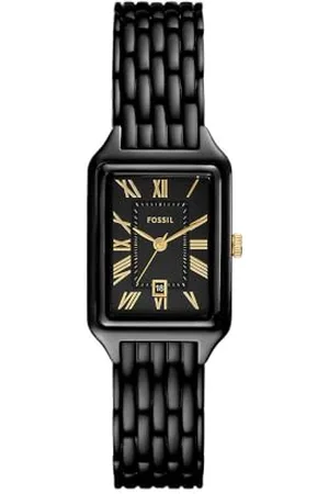 Fossil Damen Analog Quarz Uhr mit Edelstahl Armband ES5385