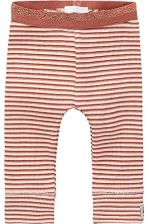 Noppies Baby Baby-Mädchen Girls Striped Alandur Leggings, Terra Cotta-P648, 50