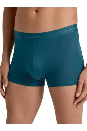 Calida Evolution Boxershorts Herren, Elastikbund, aus seidig-weicher PIMA-Baumwolle