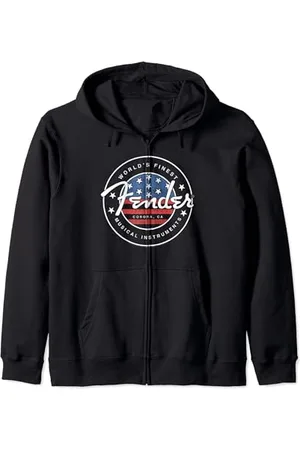 Fender American Flag Circle Stamp Logo Kapuzenjacke