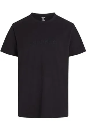Calvin Klein Herren T-Shirt Kurzarm Crew Neck Rundhalsausschnitt, , S