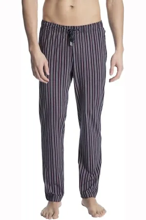 Calida Remix Basic Sleep Hose Herren, 100% Baumwolle, mit Seitentaschen