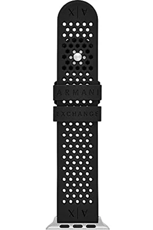 Armani Exchange Herren-Silikonband 42mm/44mm/45mm für Apple Watch®