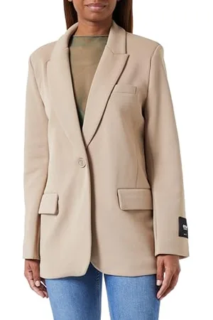 Replay Damen Blazer Lang, (Beige), M