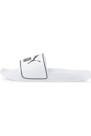 PUMA Unisex Leadcat 2.0 Schiebe-Sandalen, White Black, 53.5 EU