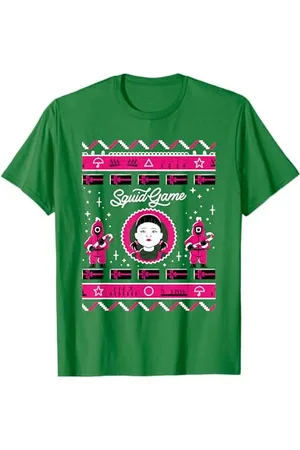 Squid Game Christmas Fair Isle T-Shirt