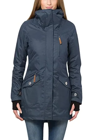 Berydale Herren Funktionsparka Jacke, Marine-gefütterter Winter Parka, L