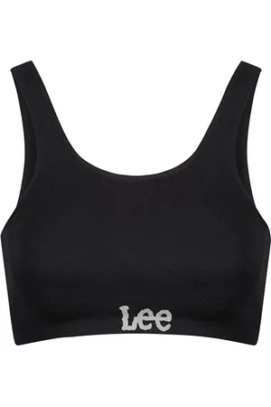 Lee Womens Seamless Crop Bra In Black BH