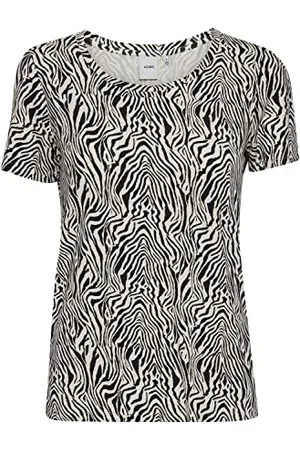 Ichi IHLISA SS5 Damen T-Shirt Kurzarm Shirt mit Rundhalsausschnitt, Größe:S, Farbe: