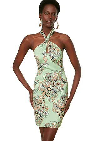 Trendyol Damen Patterned Knitted Dress, , 40 EU