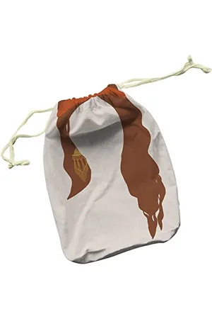Questo Casa Bedruckte Baumwoll Taschen mit Kordelzug, Einkaufstasche, Stoffsack, Stofftasche, Beutel, Gemüsesack, Wiederverwendbare, Faltbar, Größe: 40x50 Cm