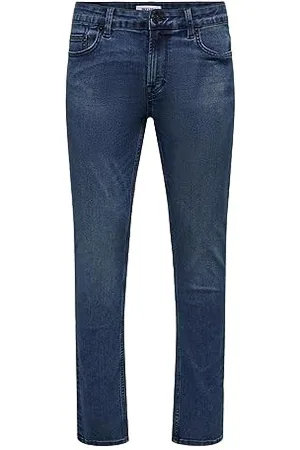Only & Sons Herren Onsloom Slim Blue Black 6454 Jeans Vd, , 34W / 32L