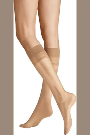 Hudson Damen Kniestrümpfe Light 8 druckfreier Bund 8 DEN 35-38