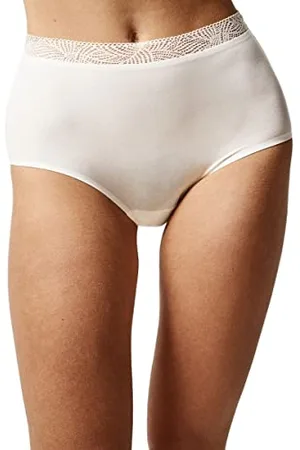 Chantelle Damen Soft Stretch High Waist Brief with Lace Slip, , Einheitsgröße