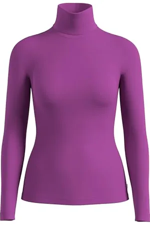 QS by s.Oliver Damen 2158299 Langarmshirt mit Rollkragen, , XS