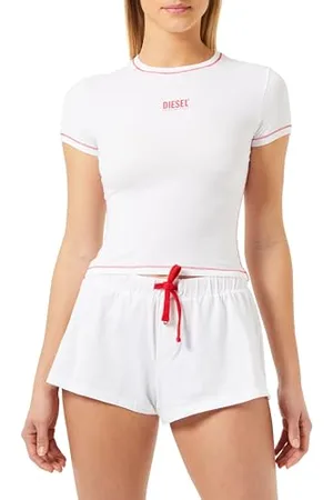 Diesel _UFSET-Sylvie Pigiama_Shirt_Weiß_XXS