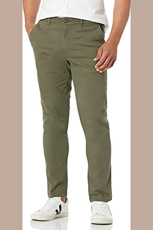 Amazon Herren Legere Stretch-Chinohose mit Enger Passform, , 33W / 29L