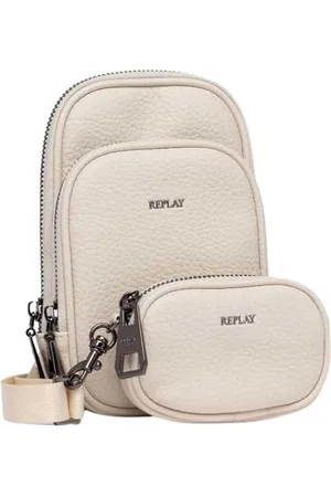 Replay Damen Umhängetasche Klein, Beige (Birch 0123), Onesize
