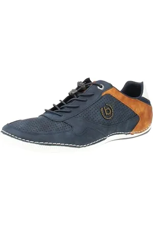 Bugatti Herren Casual Sneaker mit Flexibler Sohle, Schnürschuh mit Memory Foam, Elastische Schnürsenkel, , 41 EU