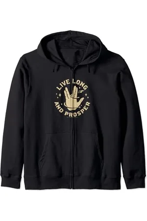 Star Trek Live Long And Prosper Enterprise Kapuzenjacke