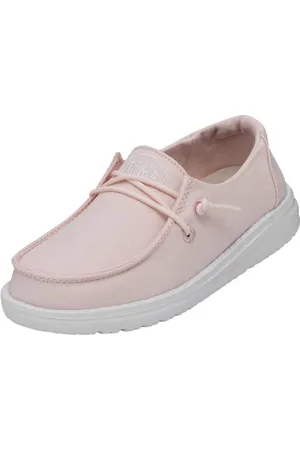 Hey dude Wendy Youth Slub Canvas Moc Toe Shoes, , 31 EU