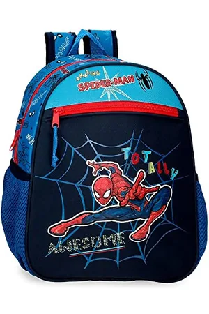 Marvel Spiderman Totally awesome Blauer Schulrucksack 27x33x11 cm Polyester 9,8L