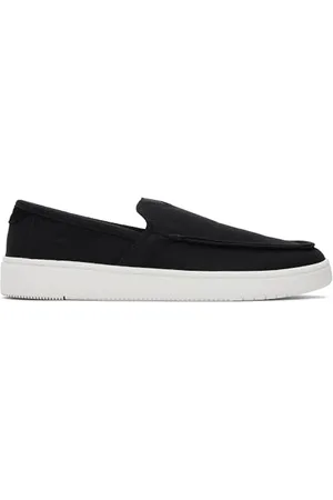 TOMS Herren Trvl Lite Loafer Slipper, Schwarzes Slubby-Gewebe aus recycelter Baumwolle, 40 EU