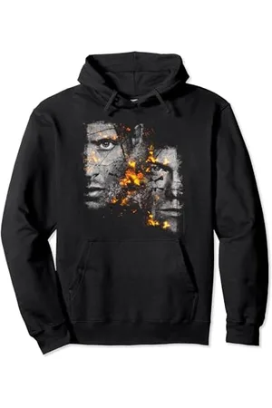Supernatural Sam and Dean Fire Pullover Hoodie