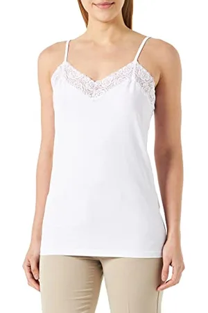Dreimaster Klassik Damen Tanktop Colina 31224970, Weiss, XS